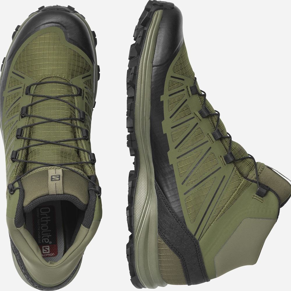 Chaussures d'approche Salomon Speed Assault Homme Vert Olive Noir | France-8925041