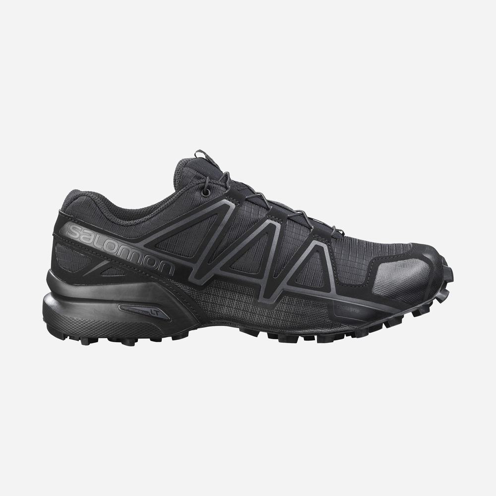 Chaussures d\'approche Salomon Speedcross 4 Larges Forces Femme Noir | France-4207861