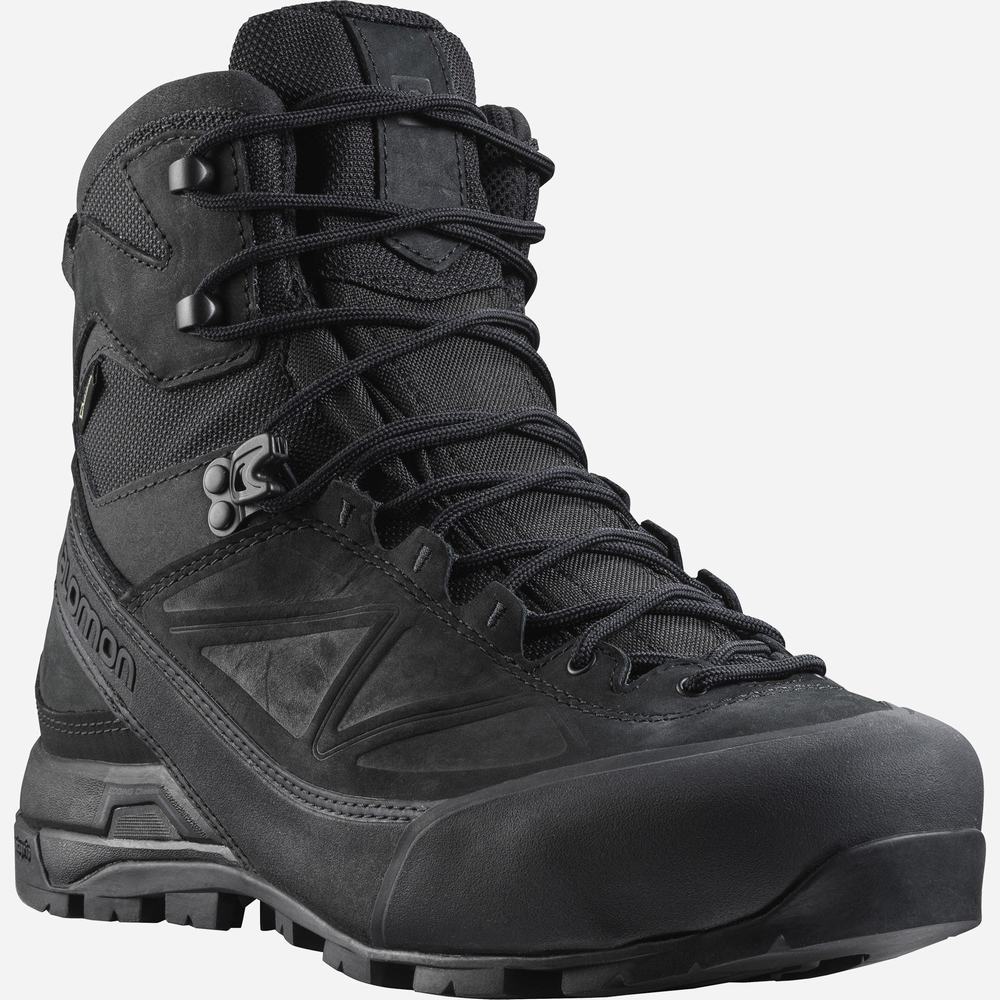 Chaussures d'approche Salomon X Alp Gore-tex Forces Homme Noir | France-1854706