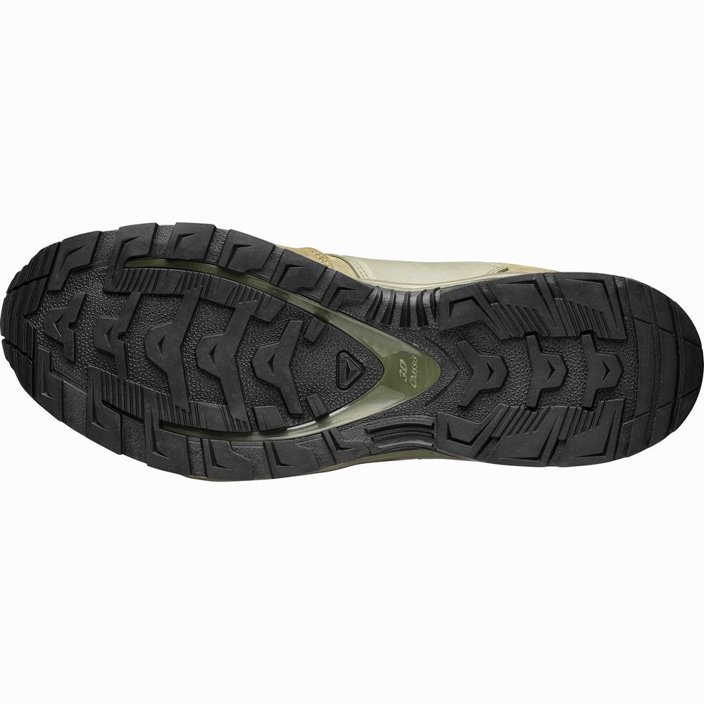 Chaussures d'approche Salomon Xa Forces Mid Gore-tex En Homme Vert | France-0253698