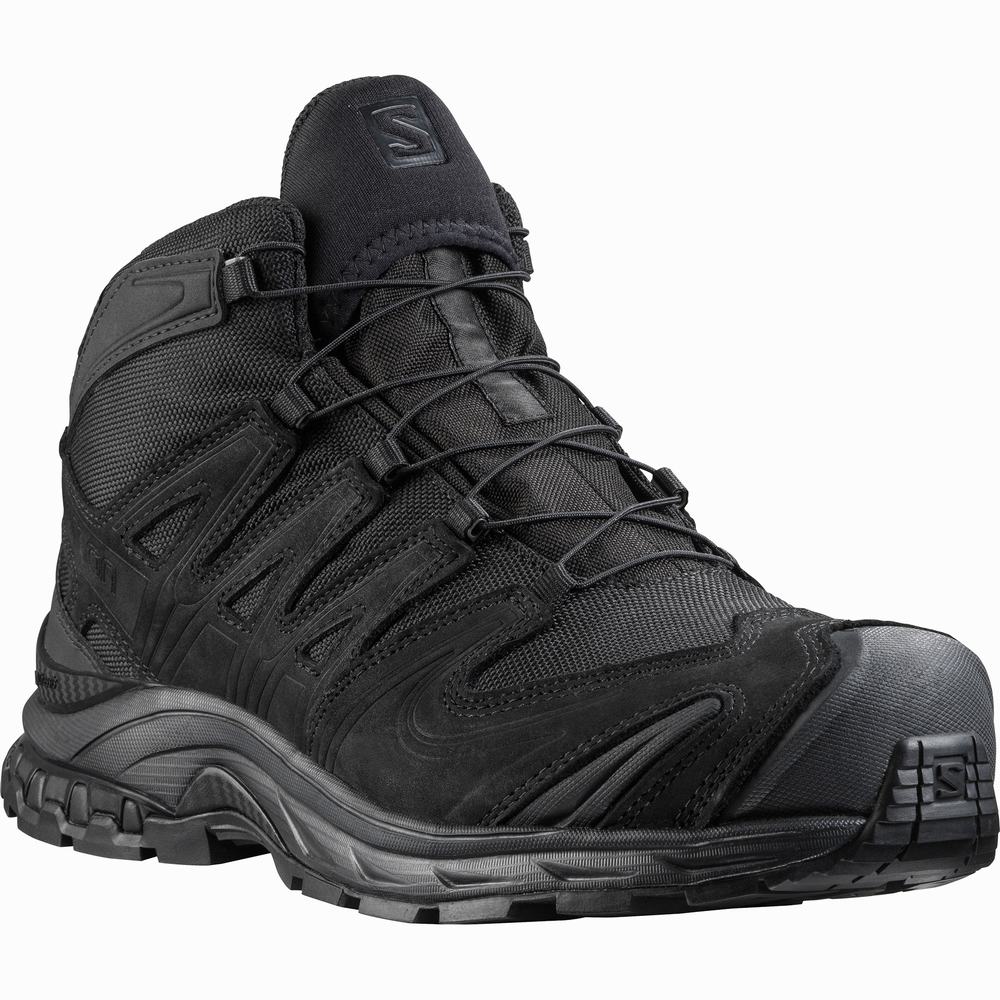 Chaussures d'approche Salomon Xa Forces Mid Gore-tex En Homme Noir | France-2791604