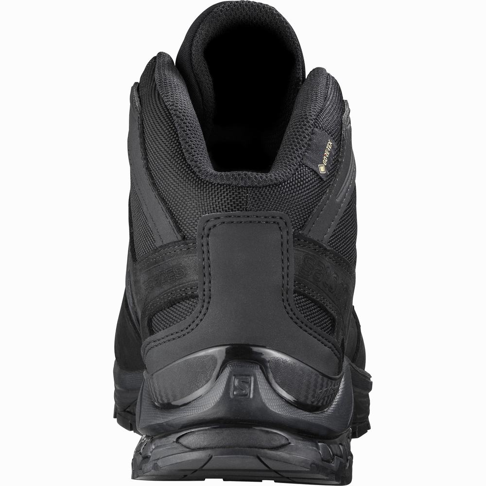 Chaussures d'approche Salomon Xa Forces Mid Gore-tex En Homme Noir | France-2791604