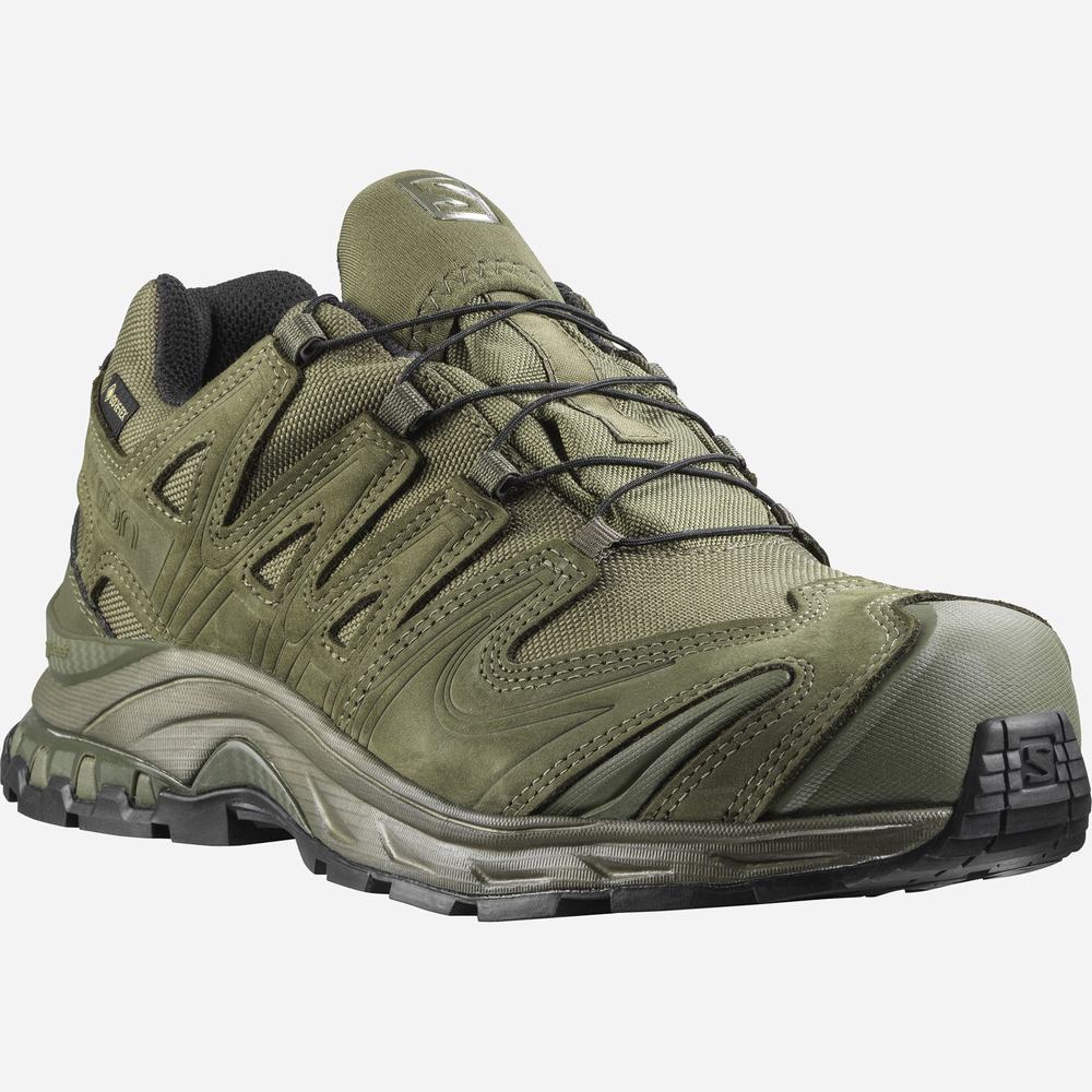 Chaussures d'approche Salomon Xa Forces Gore-tex Femme Vert | France-3965812