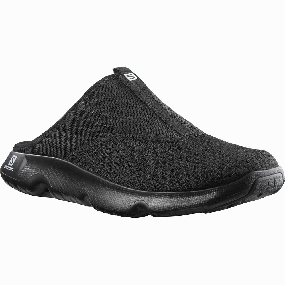 Sandales Salomon Reelax Claquette 5.0 Femme Noir | France-4897103